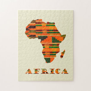 Afrikanische Karte Jigsaw Puzzle