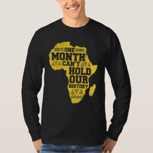 Afrikanische Karte Kente Coole Schwarze Geschichte T-Shirt