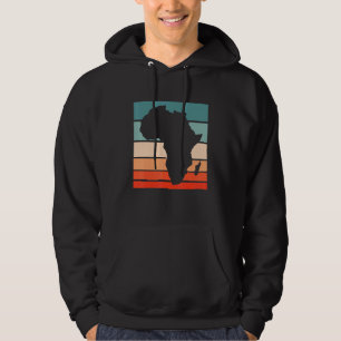 Afrikanische Karte Kontinent für Afrikanischer Pri Hoodie