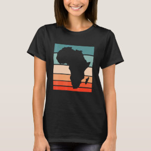 Afrikanische Karte Kontinent für Afrikanischer Pri T-Shirt