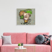 Afrikanische Karte Leinwanddruck (Insitu (Wohnzimmer))