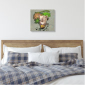 Afrikanische Karte Leinwanddruck (Insitu (Schlafzimmer))