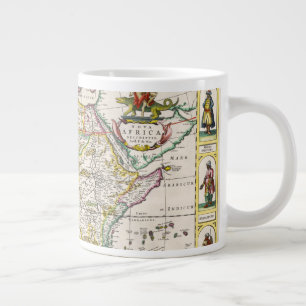 Afrikanische Karte  Nova Afrika Jumbo-Tasse