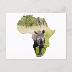 Afrikanische Karte Sunset