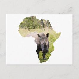 Afrikanische Karte Sunset