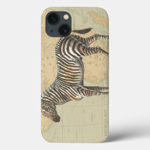 Afrikanische Karte und Zebra Case-Mate iPhone Hülle