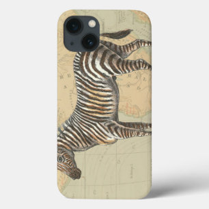 Afrikanische Karte und Zebra Case-Mate iPhone Hülle