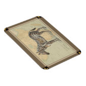 Afrikanische Karte und Zebra Magnet (Rechte Seite)