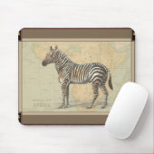 Afrikanische Karte und Zebra Mousepad (Mit Mouse)