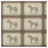 Afrikanische Karte und Zebra Stoff (Muster)