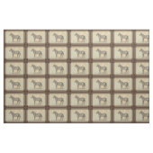 Afrikanische Karte und Zebra Stoff (Fat Quarter (45,7 x 55,9 cm))