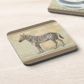 Afrikanische Karte und Zebra Untersetzer (Linke Seite)
