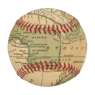 Afrikanische Karte von Worcester Baseball