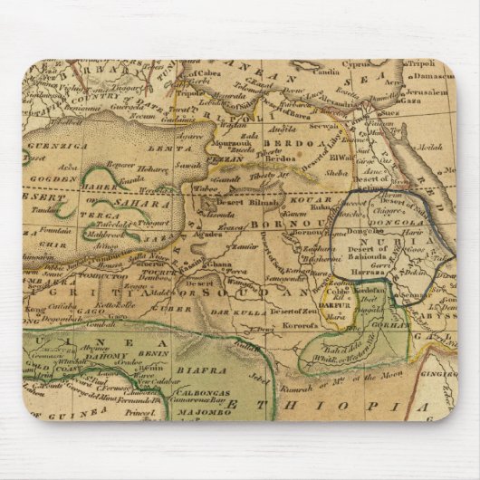 Afrikanische Karte von Worcester Mousepad (Vorne)