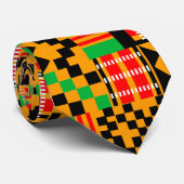 Afrikanische Kente Cloth-Krawatte Krawatte (Gerollt)