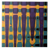 afrikanische Keramik Fliese (Vorderseite)