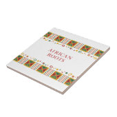 Afrikanische Keramik Fliese (Seite)