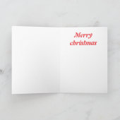 Afrikanische Kinder, die Geschenke öffnen Dankeskarte (Innenseite)