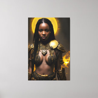 Afrikanische Königin 019 Leinwanddruck