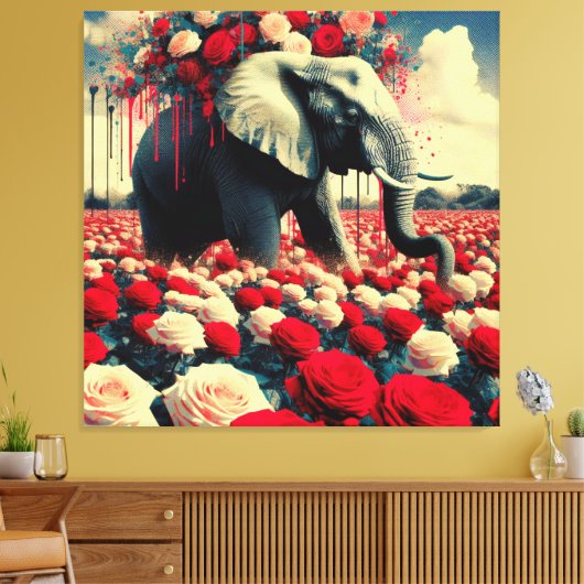 AFRIKANISCHE KÖNIGIN 10 LEINWANDDRUCK (Insitu (Wohnzimmer))