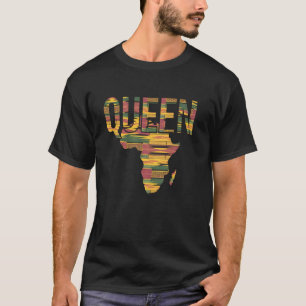 Afrikanische Königin Kunst für Frauen Mädchen Kent T-Shirt