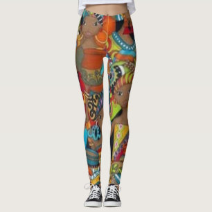 Afrikanische Königin-Leggings Leggings