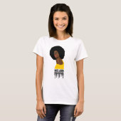Afrikanische Königin Melanin T-Shirt (Vorne ganz)