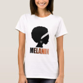 Afrikanische Königin Melanin T-Shirt (Vorderseite)