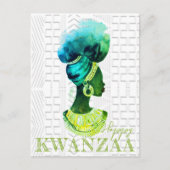 Afrikanische Königin Postkarte (Vorderseite)