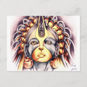 Afrikanische Königin Postkarte