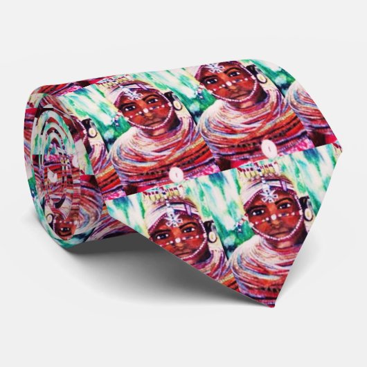 AFRIKANISCHE Krawatte (Gerollt)