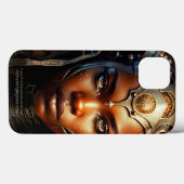 Afrikanische Kriegerprinzessin Afrofuturismus-Rend Case-Mate iPhone Hülle (Rückseite (Horizontal))