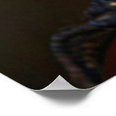 Afrikanische Kriegerprinzessin Afrofuturismus-Rend Poster (Ecke)