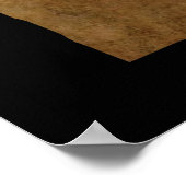 afrikanische Kriegerszene Poster (Ecke)