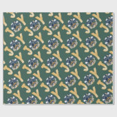 Afrikanische Krippe Geschenkpapier (Flach)