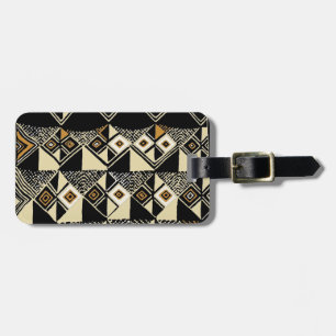 Afrikanische Kuba-Inspirierte Designs Gepäckanhänger