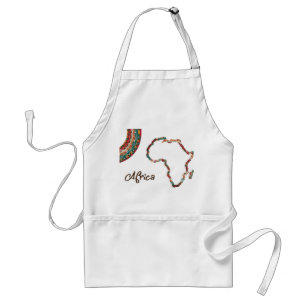 Afrikanische Kultur in Küchenkleid Schürze