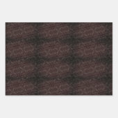 Afrikanische Kultur Schwarz und Weiß Geschenkpapier Set (Vorderseite 2)