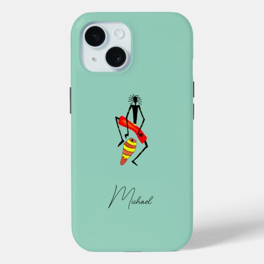 afrikanische Kunst, afrikanische Drumming-Case-Mat Case-Mate iPhone Hülle (Rückseite)