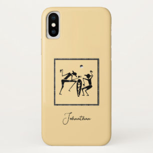 Afrikanische Kunst, Crazy Moonlight Tanz und Musik Case-Mate iPhone Hülle
