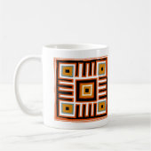 afrikanische Kunst der Abstinenz Kaffeetasse (Links)