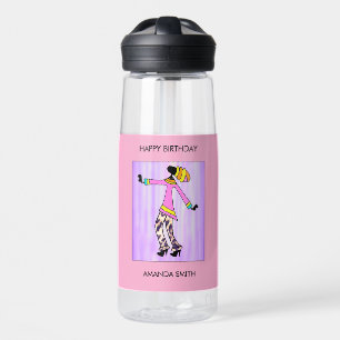 Afrikanische Kunst Elegante und Trendy Girl Trinkflasche