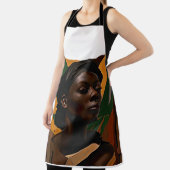 Afrikanische Kunst. Frauen, die sich die Front ans Schürze (InSitu)