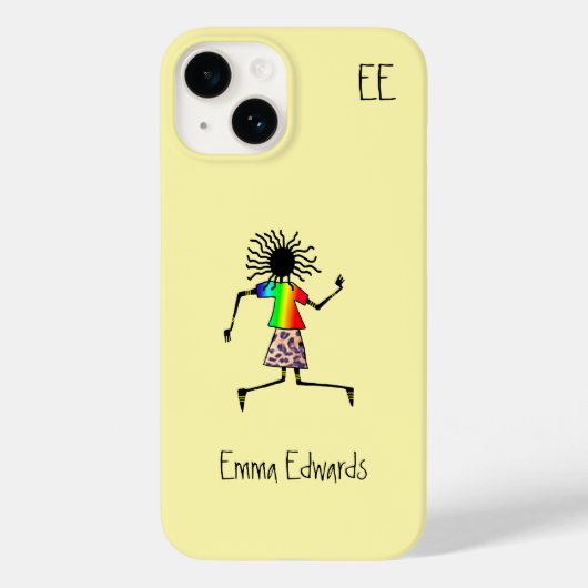 Afrikanische Kunst, Glücksmusik Case-Mate iPhone Hülle (Rückseite)