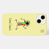 Afrikanische Kunst, Glücksmusik Case-Mate iPhone Hülle (Rückseite (Horizontal))