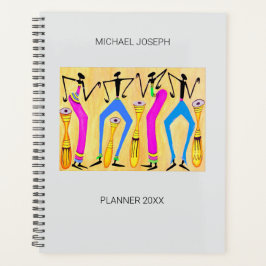 Afrikanische Kunst in Wasserfarbe, Feierabend Planer