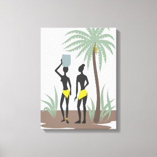 Afrikanische Kunst-Leinwand Leinwanddruck