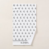 Afrikanische Kunst, Niedliche Inspirationsquelle Badhandtuch Set (Handtuch)