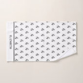 Afrikanische Kunst, Niedliche Inspirationsquelle Badhandtuch Set (Handtuch)