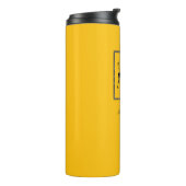 Afrikanische Kunst, Niedliches und sonniges Mondli Thermosbecher (Nach links gedreht)